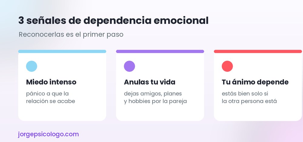3 señales de dependencia emocional