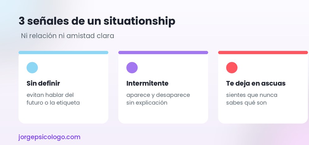 3 señales de un situationship