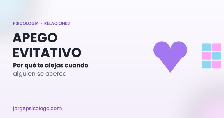 Apego evitativo
