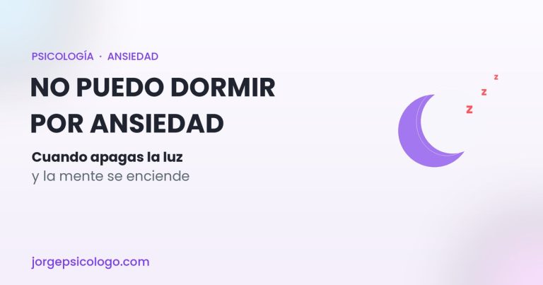 Insomnio por ansiedad