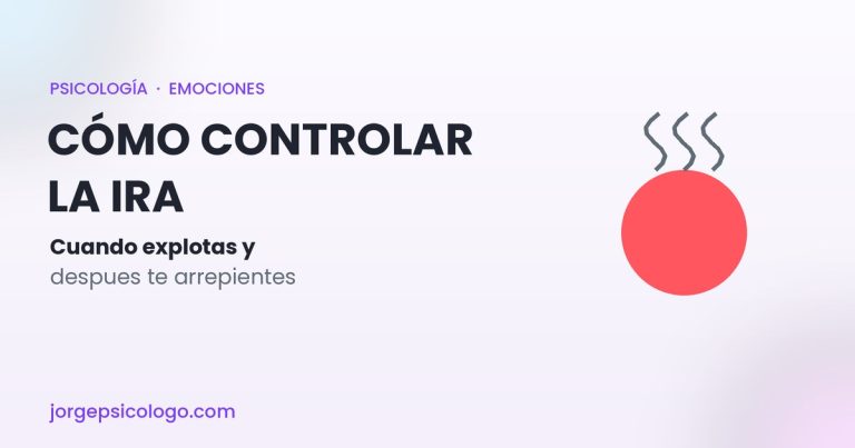 Cómo controlar la ira