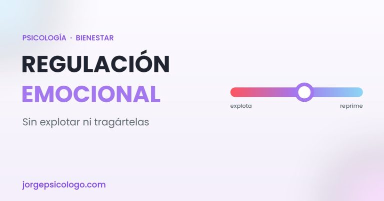 Regulación emocional