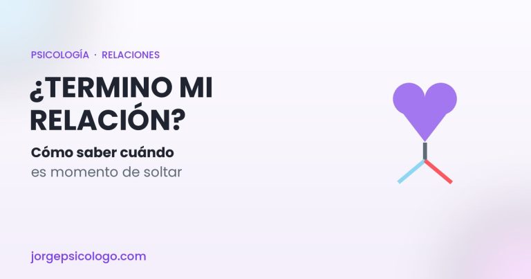 ¿Debo terminar mi relación?